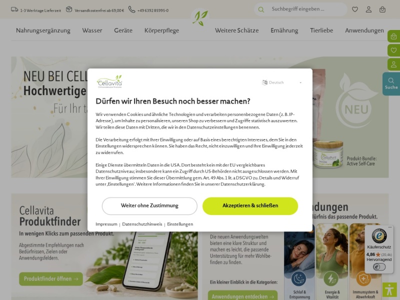 Cellavita - Naturprodukte: Die Gesundheit in die eigene Hand nehmen!
