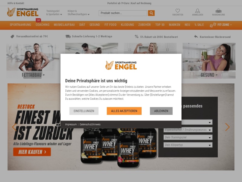 Sportnahrung Engel