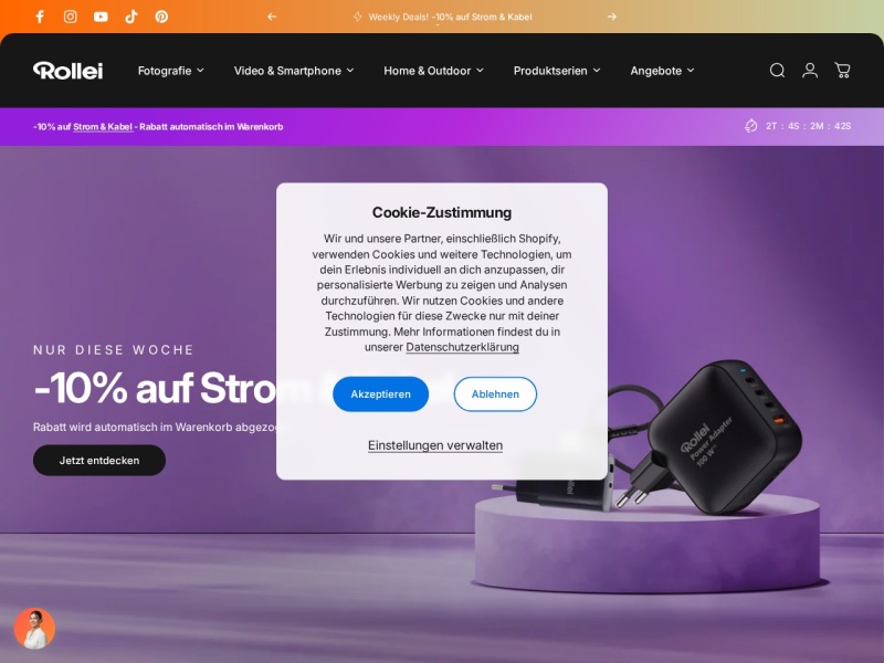 rollei.de - TOP Produkte für Kamera-, Video- und Fotoequipment
